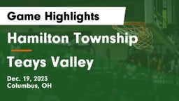 Hamilton Township  vs Teays Valley  Game Highlights - Dec. 19, 2023