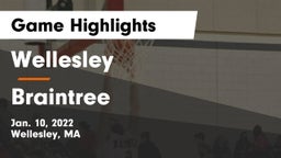 Wellesley  vs Braintree  Game Highlights - Jan. 10, 2022