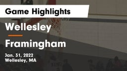 Wellesley  vs Framingham  Game Highlights - Jan. 31, 2022
