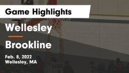 Wellesley  vs Brookline  Game Highlights - Feb. 8, 2022