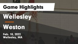 Wellesley  vs Weston Game Highlights - Feb. 18, 2022