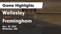 Wellesley  vs Framingham  Game Highlights - Dec. 20, 2022