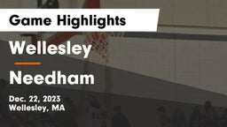 Wellesley  vs Needham  Game Highlights - Dec. 22, 2023