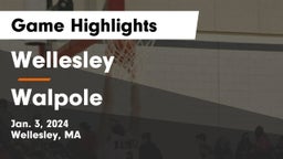Wellesley  vs Walpole  Game Highlights - Jan. 3, 2024