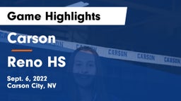 Carson  vs Reno HS Game Highlights - Sept. 6, 2022