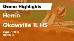 Herrin  vs Okawville IL HS Game Highlights - Sept. 7, 2019
