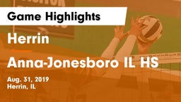Herrin  vs Anna-Jonesboro IL HS Game Highlights - Aug. 31, 2019