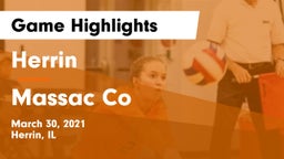 Herrin  vs Massac Co Game Highlights - March 30, 2021