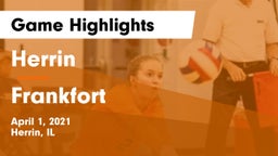 Herrin  vs Frankfort  Game Highlights - April 1, 2021