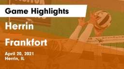 Herrin  vs Frankfort  Game Highlights - April 20, 2021
