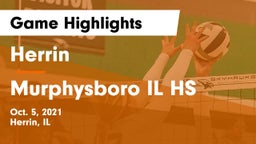 Herrin  vs Murphysboro IL HS Game Highlights - Oct. 5, 2021