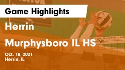 Herrin  vs Murphysboro IL HS Game Highlights - Oct. 18, 2021