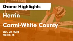 Herrin  vs Carmi-White County  Game Highlights - Oct. 28, 2021