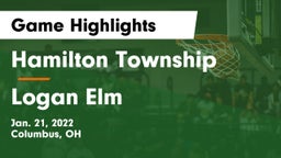 Hamilton Township  vs Logan Elm  Game Highlights - Jan. 21, 2022