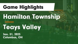 Hamilton Township  vs Teays Valley Game Highlights - Jan. 31, 2023