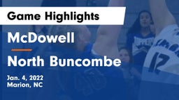 McDowell   vs North Buncombe  Game Highlights - Jan. 4, 2022
