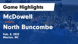 McDowell   vs North Buncombe  Game Highlights - Feb. 8, 2023