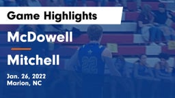 McDowell   vs Mitchell Game Highlights - Jan. 26, 2022