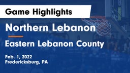 Northern Lebanon  vs Eastern Lebanon County  Game Highlights - Feb. 1, 2022