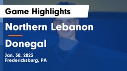 Northern Lebanon  vs Donegal  Game Highlights - Jan. 30, 2023