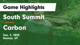 South Summit  vs Carbon  Game Highlights - Jan. 2, 2020