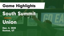 South Summit  vs Union  Game Highlights - Dec. 4, 2020