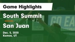South Summit  vs San Juan  Game Highlights - Dec. 5, 2020
