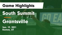 South Summit  vs Grantsville  Game Highlights - Jan. 19, 2021