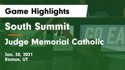South Summit  vs Judge Memorial Catholic  Game Highlights - Jan. 30, 2021