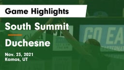 South Summit  vs Duchesne  Game Highlights - Nov. 23, 2021
