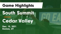 South Summit  vs Cedar Valley  Game Highlights - Dec. 15, 2021