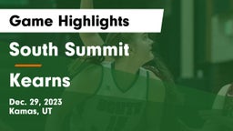 South Summit  vs Kearns  Game Highlights - Dec. 29, 2023