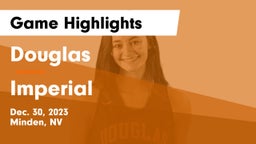 Douglas  vs Imperial Game Highlights - Dec. 30, 2023