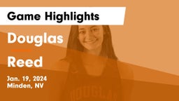 Douglas  vs Reed  Game Highlights - Jan. 19, 2024