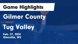 Gilmer County  vs Tug Valley  Game Highlights - Feb. 27, 2024