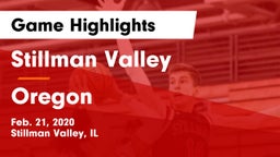 Stillman Valley  vs Oregon  Game Highlights - Feb. 21, 2020