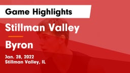 Stillman Valley  vs Byron  Game Highlights - Jan. 28, 2022