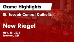St. Joseph Central Catholic  vs New Riegel  Game Highlights - Nov. 30, 2021