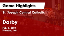 St. Joseph Central Catholic  vs Darby  Game Highlights - Feb. 8, 2022