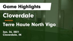 Cloverdale  vs Terre Haute North Vigo  Game Highlights - Jan. 26, 2021