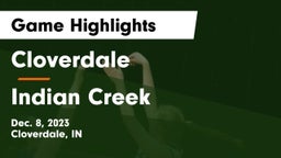 Cloverdale  vs Indian Creek  Game Highlights - Dec. 8, 2023