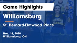 Williamsburg  vs St. Bernard-Elmwood Place  Game Highlights - Nov. 14, 2020