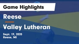 Reese  vs Valley Lutheran Game Highlights - Sept. 19, 2020