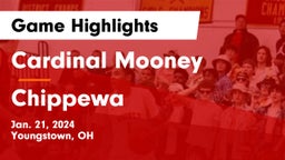 Cardinal Mooney  vs Chippewa  Game Highlights - Jan. 21, 2024