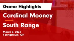 Cardinal Mooney  vs South Range Game Highlights - March 8, 2024