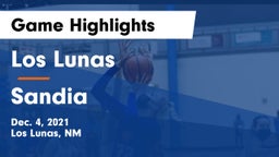 Los Lunas  vs Sandia Game Highlights - Dec. 4, 2021