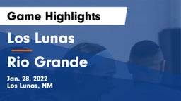 Los Lunas  vs Rio Grande Game Highlights - Jan. 28, 2022