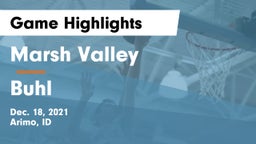 Marsh Valley  vs Buhl  Game Highlights - Dec. 18, 2021