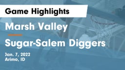 Marsh Valley  vs Sugar-Salem Diggers Game Highlights - Jan. 7, 2022
