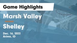 Marsh Valley  vs Shelley  Game Highlights - Dec. 16, 2022